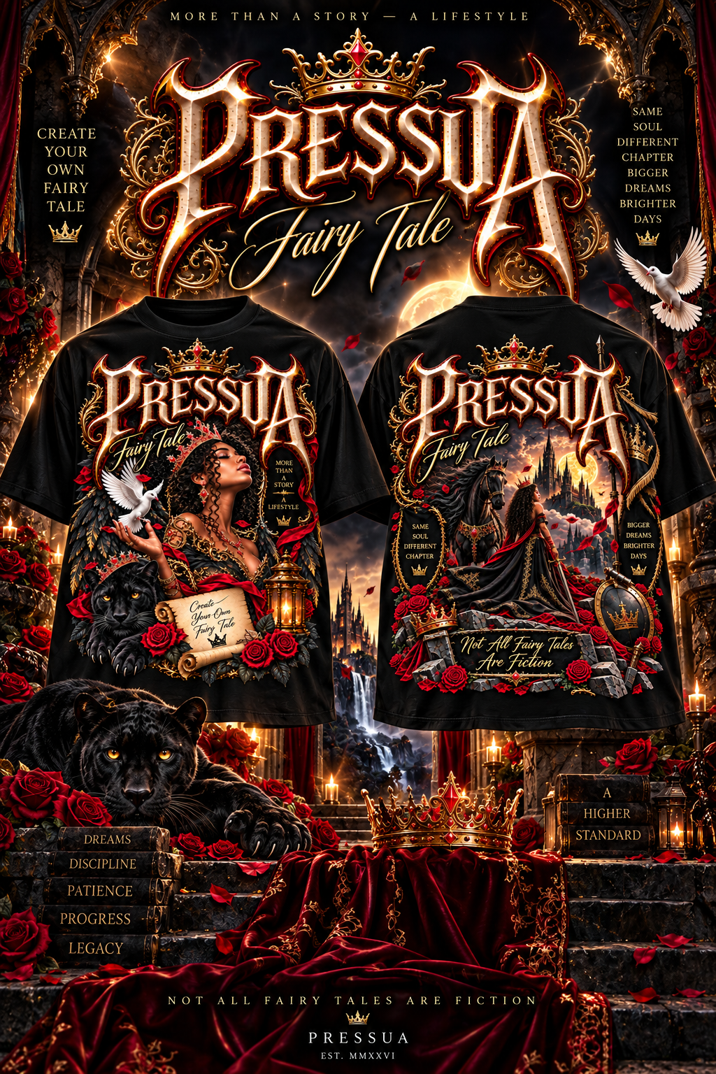 PRESSUA FAIRY TALE — “Create Your Own” Tee