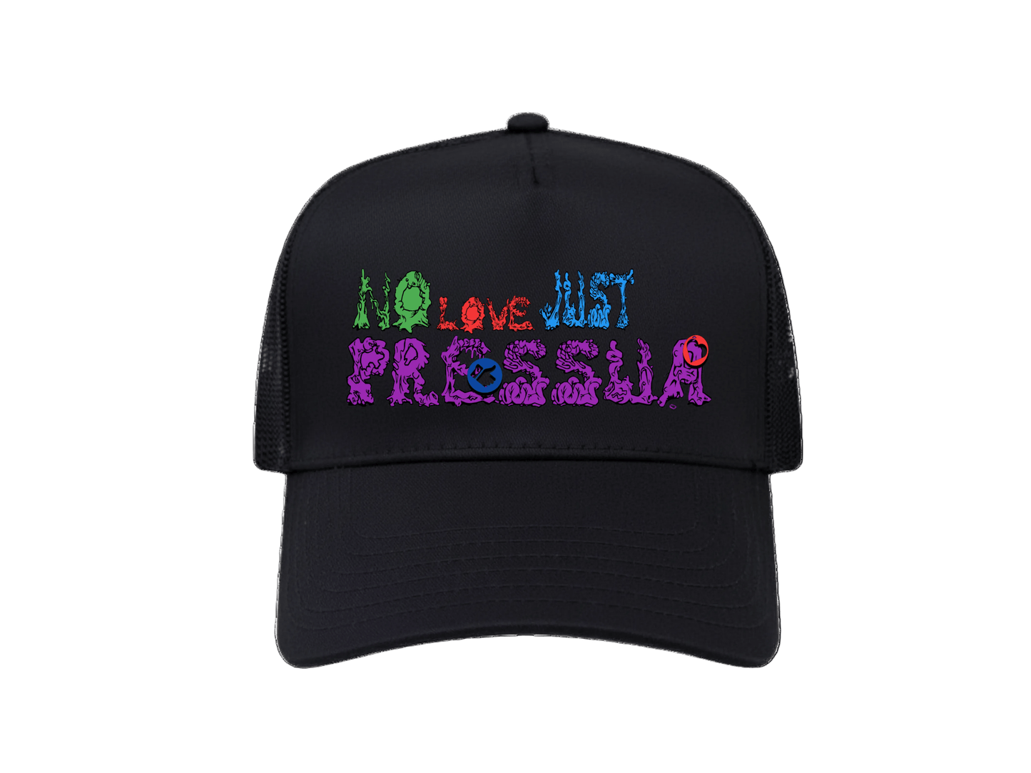 No Love Trucker Hat - PRESSUA