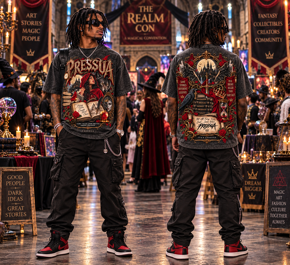 PRESSUA — Fairy Tale “Create Real Ones” Tee