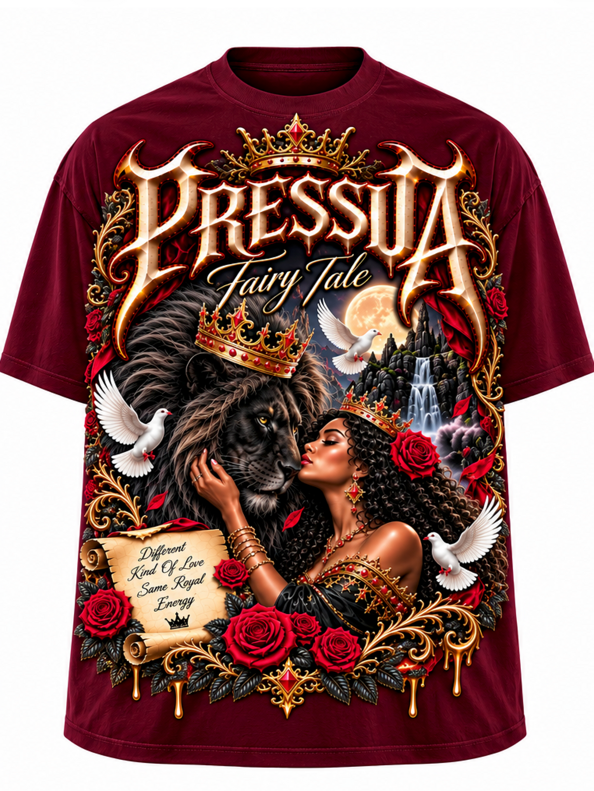 PRESSUA FAIRY TALE — “Same Royal Energy”  Graphic Tee 👑🌹