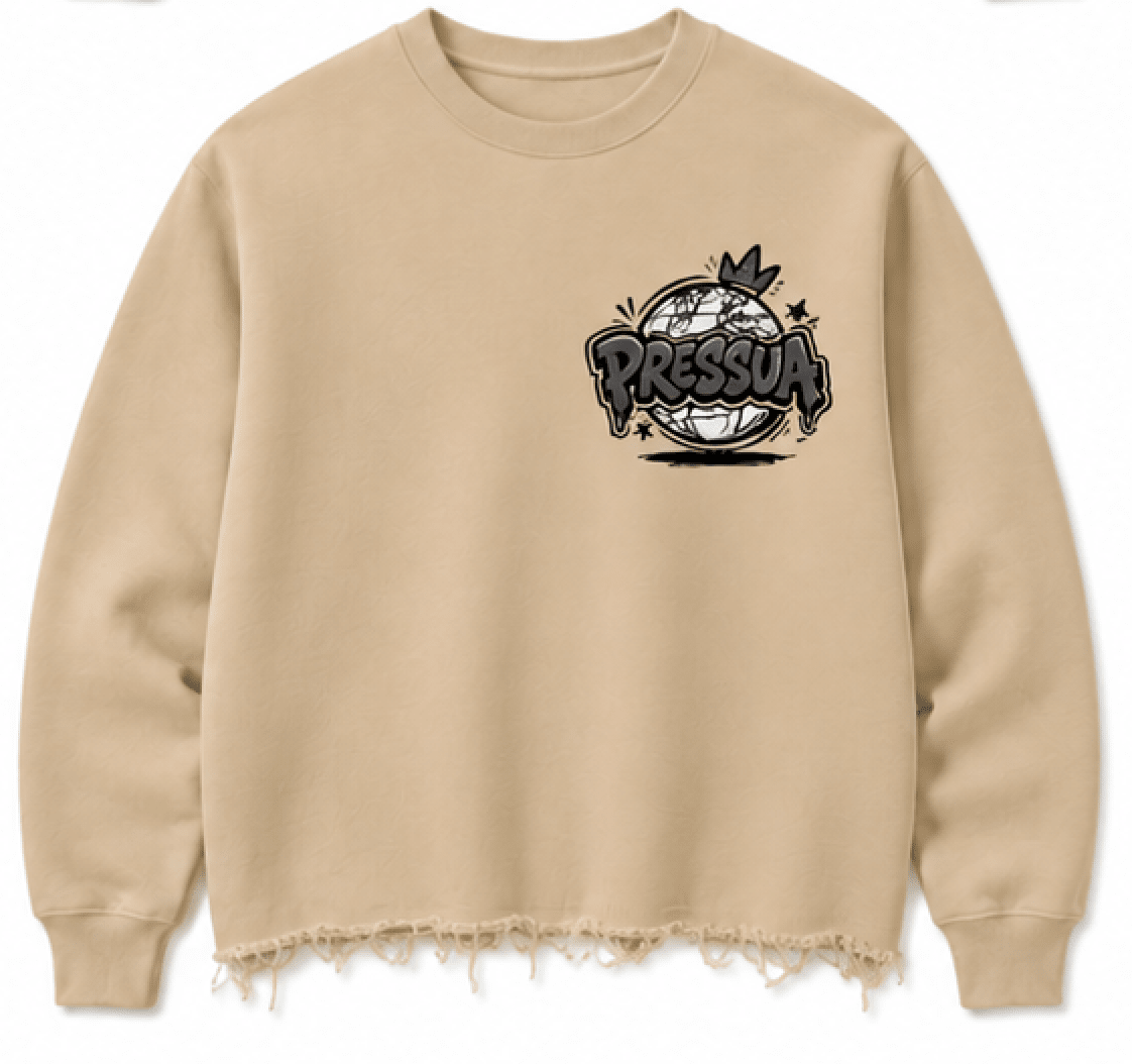 Can We Cropped Crewneck Sweatshirt - PRESSUA